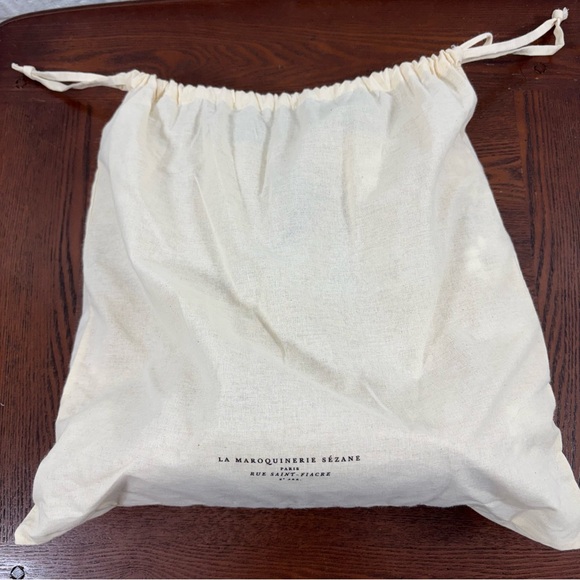 Sezane Raffia Farrow Daisy Embroidered Bag - Picture 11 of 12